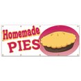 thumbnail image 1 of Pies Homemade Banner 48" X 120" Heavy Duty 13 Oz Vinyl Banners with Grommets Single Sided, 1 of 5