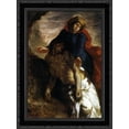 thumbnail image 1 of Piet? 20x24 Black Ornate Wood Framed Canvas Art by Delacroix, Eugene, 1 of 2