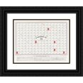 thumbnail image 1 of Piet Louwerse 18x15 Black Ornate Wood Framed Double Matted Museum Art Print Titled - De Nederlandsche Post - a Whole New Game with Stamps, 1 of 5