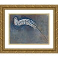 thumbnail image 1 of Piet Mondrian 18x14 Gold Ornate Wood Frame and Double Matted Museum Art Print Titled - Foxtail Lily, 1 of 4
