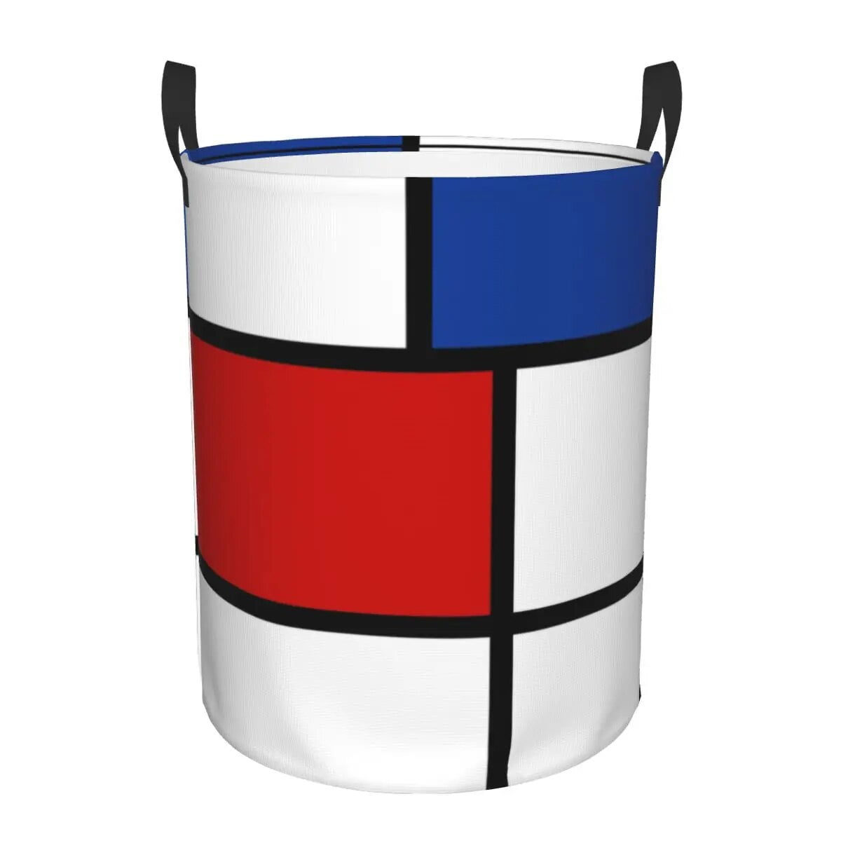 Piet Mondrian Study Laundry Basket Foldable Geometric Abstract Art ...