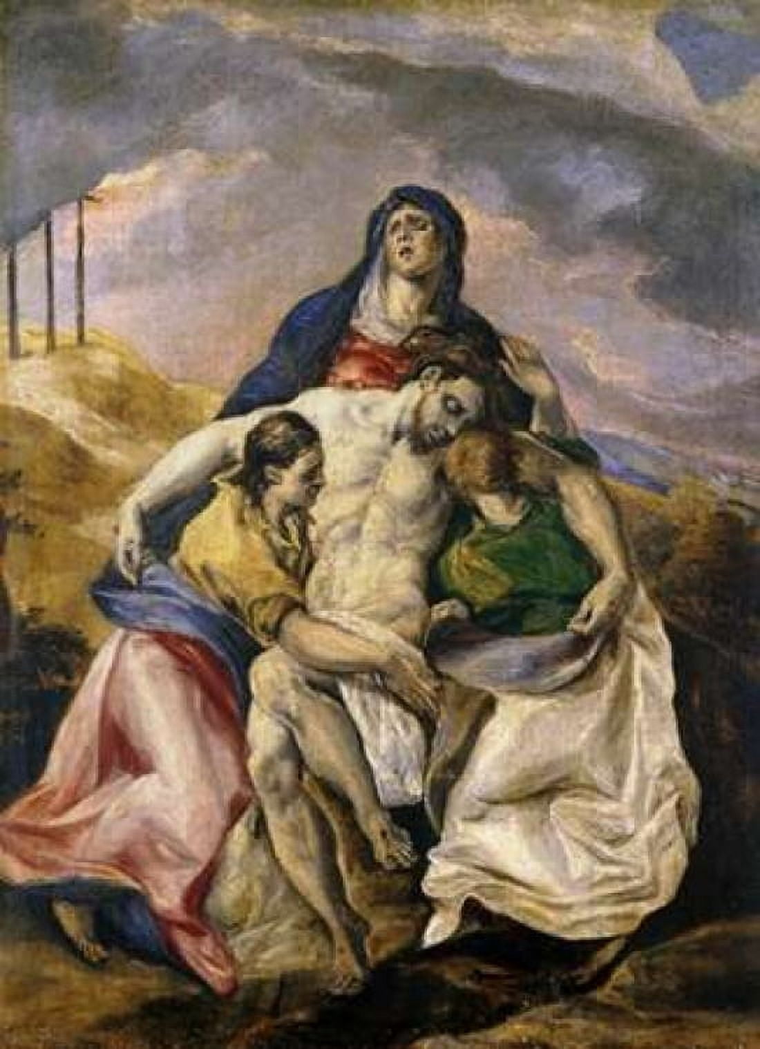 Pieta Canvas Art - El Greco (20 x 28)