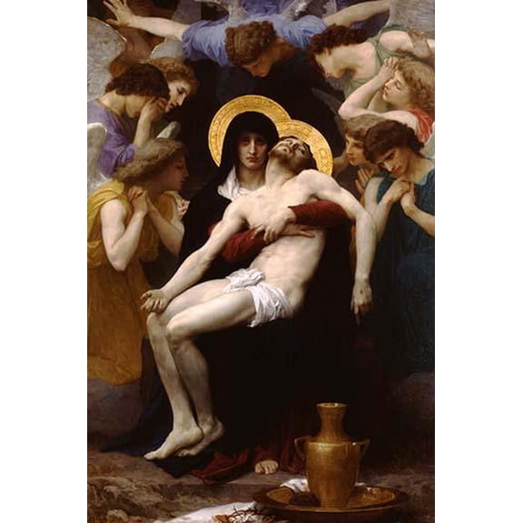 Pieta-Fine art canvas print (20" x 30")