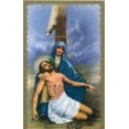 thumbnail image 1 of Pieta N holy card - laminated - Pack of 25, 1 of 2