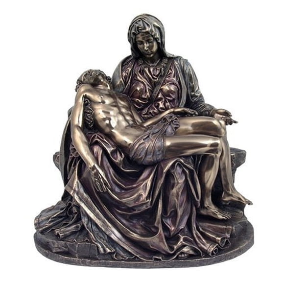 Pieta Statue - Cold Cast Bronze Sculpture - Magnificent