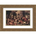 thumbnail image 1 of Pieter Aertsen 2x Matted 24x20 Gold Ornate Framed Art Print 'Christ and the Adulteress', 1 of 2