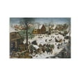 thumbnail image 1 of Pieter Bruegel Painting The Census at Bethlehem (1566) Art Prints Canvas Poster Picture Print Wall Art Poster Painting Canvas Posters Artworks Gift Room Aesthetic 20x30inch(50x75cm), 1 of 6