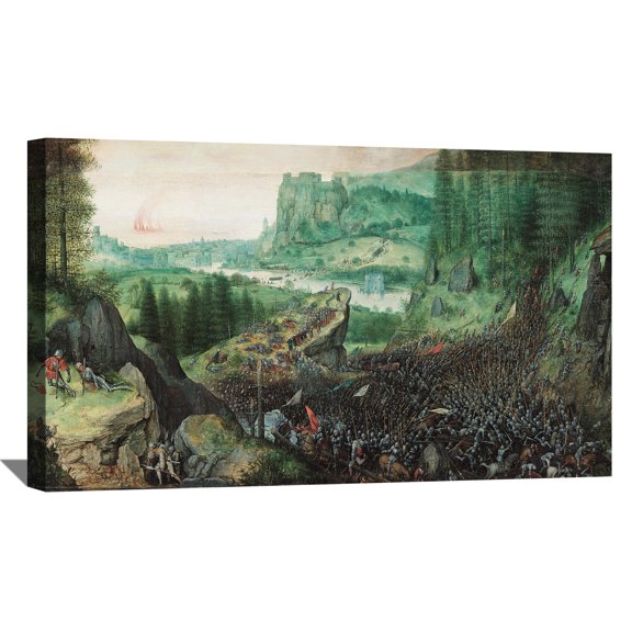 Pieter Bruegel The Elder Painting The Suicide Of Saul By Pieter Brueghel Canvas Art Framed Wall Art