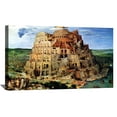 thumbnail image 1 of Pieter Bruegel The Elder Painting The Tower Of Babel By Pieter Brueghel Canvas Art Framed Wall Art, 1 of 7