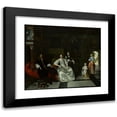 thumbnail image 1 of Pieter De Hooch 23x20 Black Modern Framed Museum Art Print Titled - The Jacott-Hoppesack Family (1670), 1 of 5