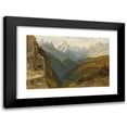 thumbnail image 1 of Pieter Franciscus Peters 24x17 Black Modern Framed Museum Art Print Titled - Finster Wear in Tyrol, 1 of 5
