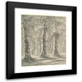 thumbnail image 1 of Pieter George Westenberg 20x23 Black Modern Framed Museum Art Print Titled - Woodland Scene (1819), 1 of 5