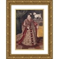 thumbnail image 1 of Pieter Pietersz the Younger 18x24 Gold Ornate Framed and Double Matted Museum Art Print Titled - Portrait of a Moravian Woman, 1 of 4