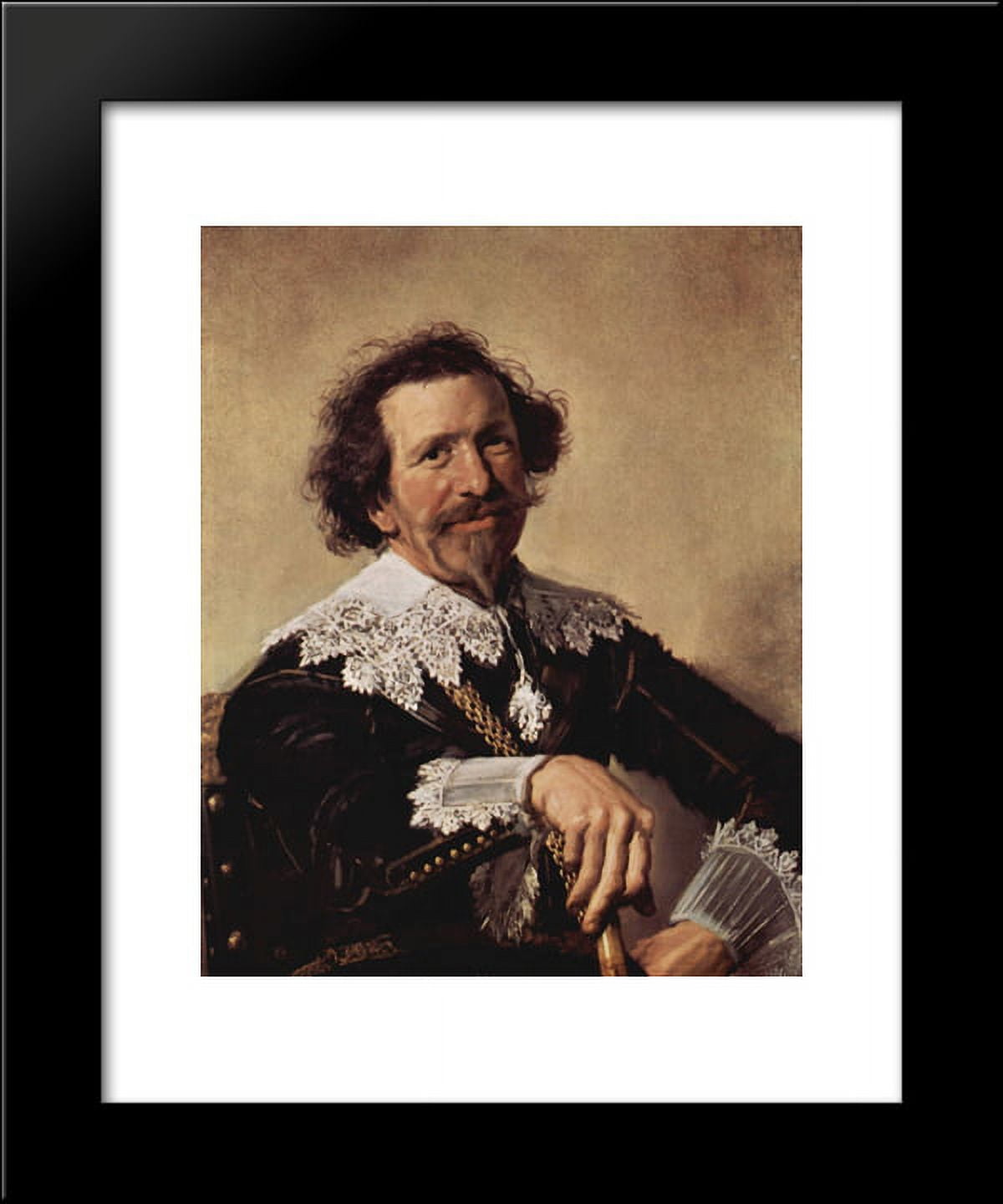 Pieter van den Broecke 20x24 Framed Art Print by Frans Hals