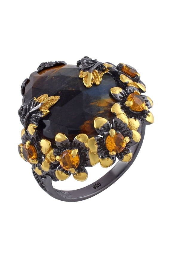 Pietersite Gemstone Ring