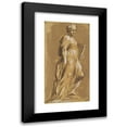 thumbnail image 1 of Pietro Antonio Novelli 9x14 Black Modern Framed Museum Art Print Titled - Allegorical Figure of a Woman (ca. 1745-55), 1 of 5