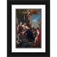 thumbnail image 1 of Pietro Antonio de' Pietri 17x24 Black Ornate Framed Double Matted Museum Art Print Titled: The Cessation of the Schism of Anacletus, 1 of 5