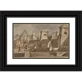 thumbnail image 1 of Pietro Gonzaga 18x13 Black Ornate Wood Framed Double Matted Museum Art Print Titled - An Egyptian Stage Design (C. 1815), 1 of 5