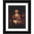 thumbnail image 1 of Pietro Longhi 2x Matted 20x24 Black Ornate Framed Art Print 'Portrait of Francesco Guardi ', 1 of 2