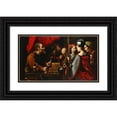 thumbnail image 1 of Pietro Paolini 24x16 Black Ornate Framed Double Matted Museum Art Print Titled: Achilles Among the Daughters of Lycomedes (1625-1630), 1 of 5