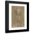 thumbnail image 1 of Pietro Perugino 12x18 Black Modern Framed Museum Art Print Titled - Saint Sebastian (C. 1493), 1 of 5
