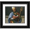 thumbnail image 1 of Pietro Perugino 2x Matted 22x20 Black Ornate Framed Art Print 'Polyptych ofáSt. Peter (San Costanzo)', 1 of 2