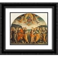 thumbnail image 1 of Pietro Perugino 2x Matted 24x20 Black Ornate Framed Art Print 'The Almighty with Prophets and Sybils', 1 of 2