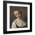thumbnail image 1 of Pietro Rotari 12x14 Black Modern Framed Museum Art Print Titled - A Young Woman (1756 - 1762), 1 of 1