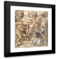thumbnail image 1 of Pietro da Cortona 12x14 Black Modern Framed Museum Art Print Titled - Madonna and Child, Saint John the Baptist and Pope Stephen (1626), 1 of 5