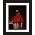thumbnail image 1 of Pietro da Cortona 14x18 Black Ornate Wood Framed Double Matted Museum Art Print Titled - Portrait of Cardinal Pietro Maria Borghese (Late 1620S-Early 1630s), 1 of 5