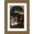 thumbnail image 1 of Pietro da Cortona 2x Matted 18x24 Gold Ornate Framed Art Print 'Pieta', 1 of 2