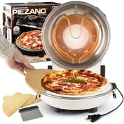 Piezano Pizza Oven & Grill Indoor Pizza Maker Machine Pizza Cooker 12" for Kitchen Countertop Electric Up To 800 F Cream