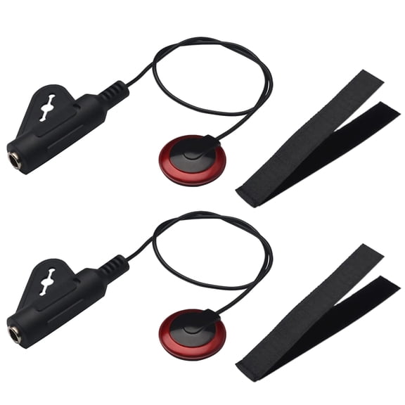 Piezo Guitar Pickup Transducer 6.35mm Transducer Piezo Pickup Tuner for Acoustic Guitar Ukulele Mandolin Part Accessory