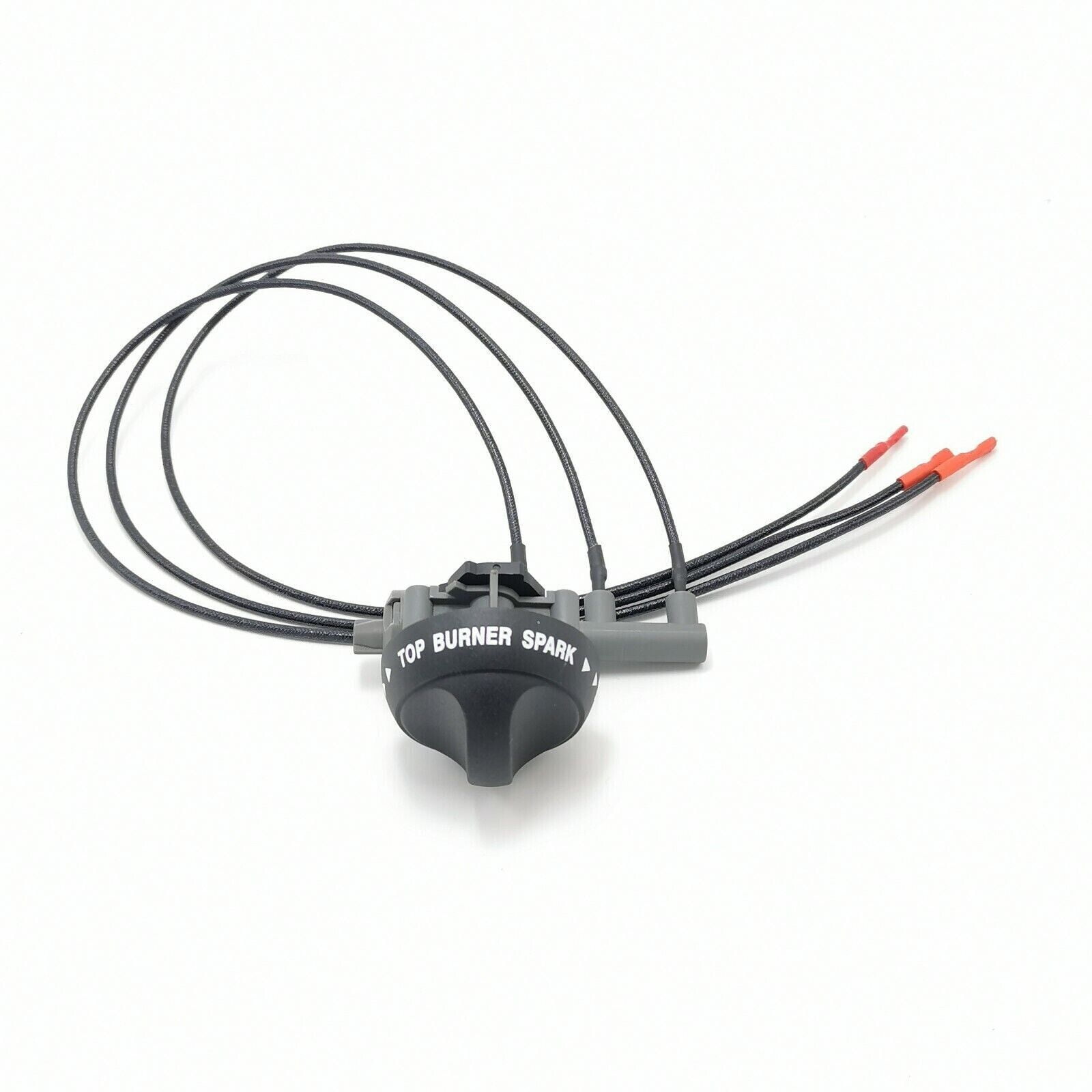 Piezo Ignitor Assembly - Ignitor,(3) Wires and Knob for 3 Burner RV Atwood Stove