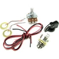 Piezo Pickup Kit for Cigar Box Guitars includes piezoelectric contact pickups, volume
