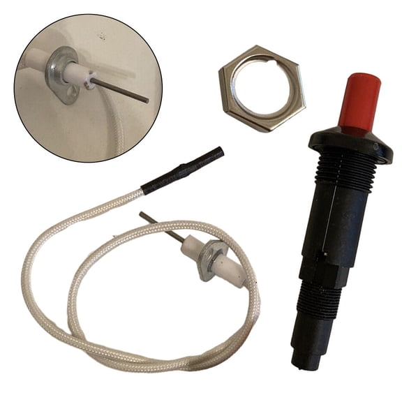 Piezo Spark Ignition with Cable Push Button Igniter , Fit for Gas Fireplace Gas Oven Gas Heater Igniter