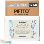Pifito Goats Milk Melt and Pour Soap Base 10 lb   Bulk Premium 100% Natural Glycerin Soap Base   Luxurious Soap Making Supplies