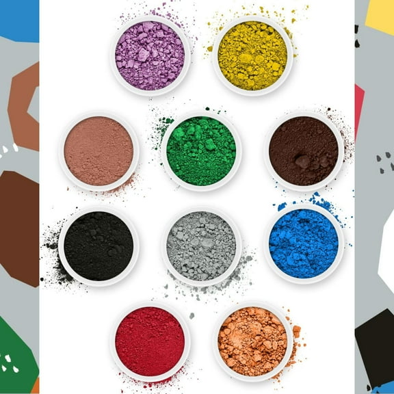 Pifito Mica Colorant Powder Original Sampler  10 Beautiful Color Dyes for Soap Making Supplies, Bath Bombs (.25 oz Each)