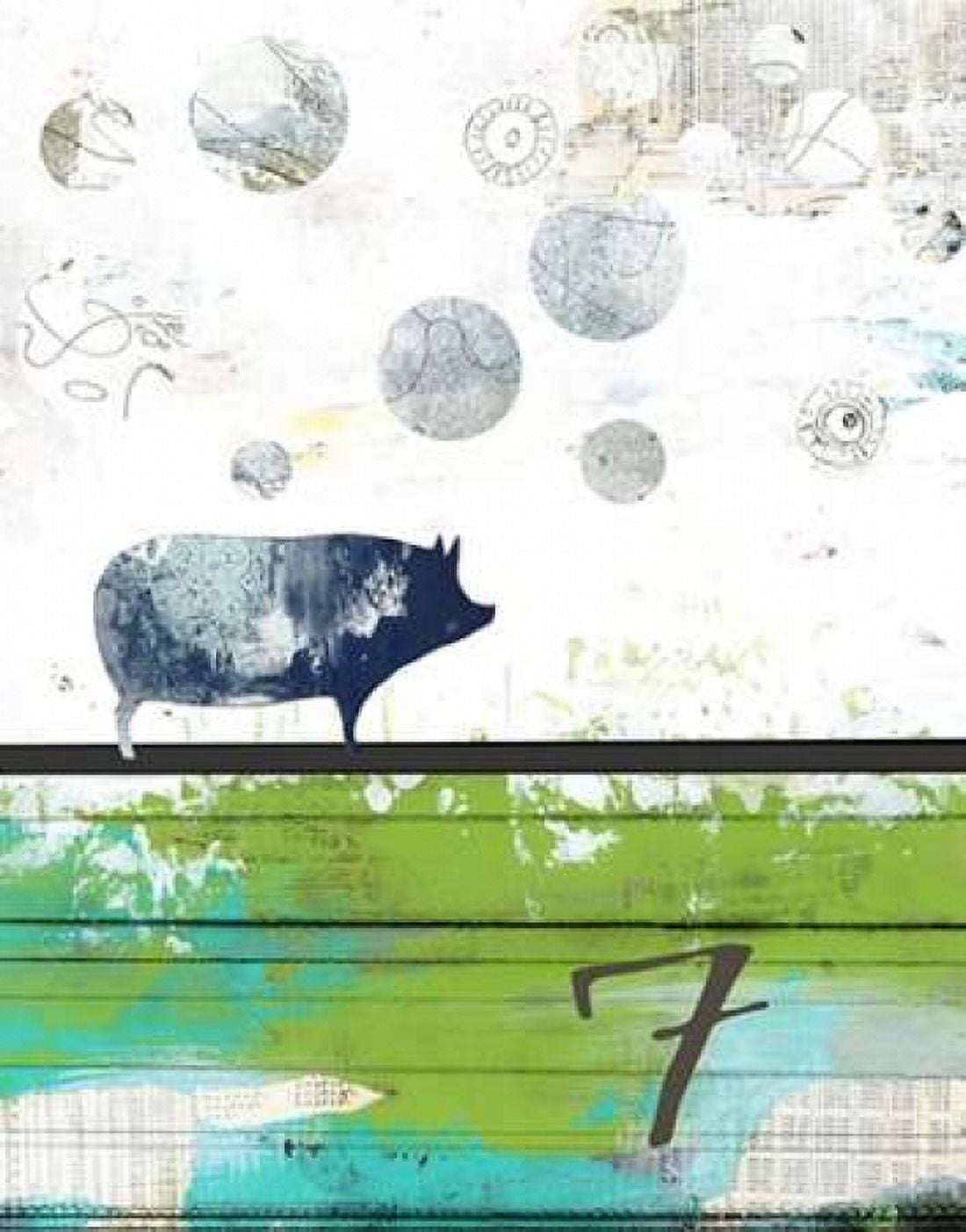 Pig 7 Canvas Art - Sarah Ogren (24 x 30)