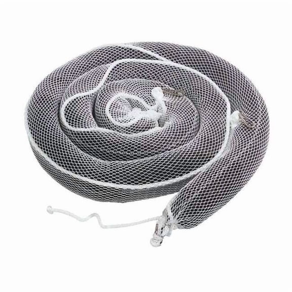 Pig Sorbent Sock, 16 gal, 3 in x 10 ft, Oil, Black, White, 8 PK BOM410