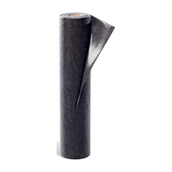 Sorbent Roll, 4 gal, 3 ft x 5 ft, Universal, Black, Polypropylene