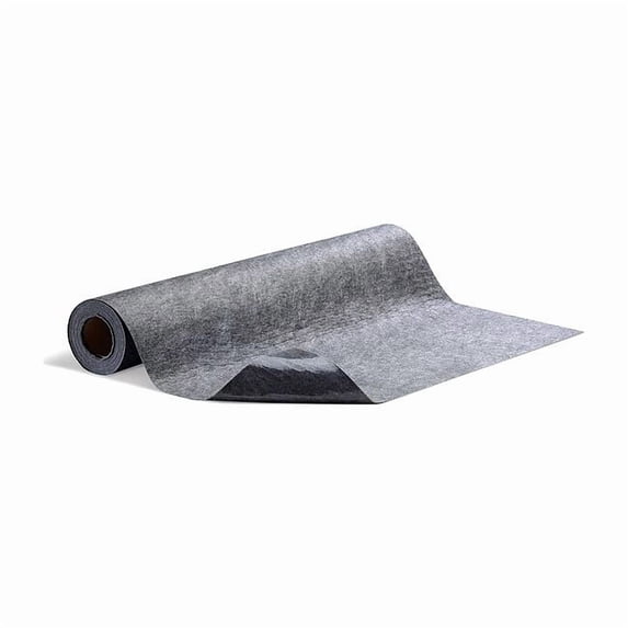 Sorbent Roll, 2 gal, 3 ft x 25 ft, Universal, Gray, Polypropylene GRP36207-GY