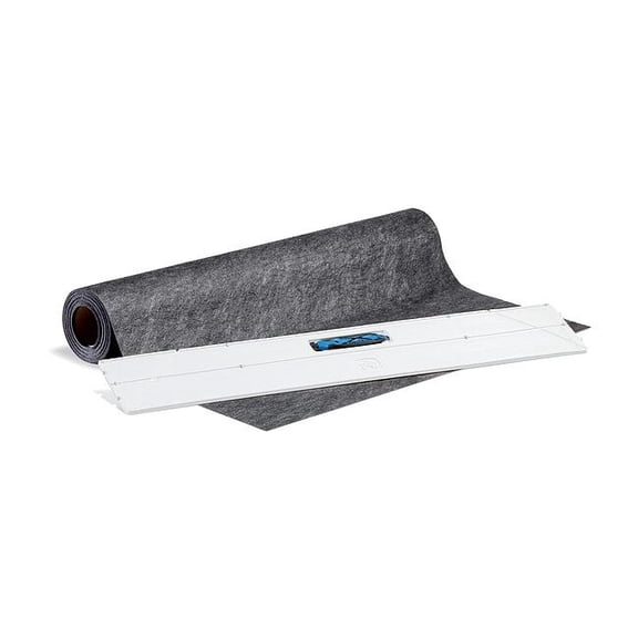 Sorbent Roll, 2 gal, 3 ft x 25 ft, Universal, Gray, Polypropylene