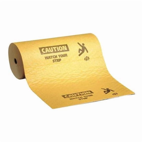 Sorbent Roll, 13 gal, 24 in x 75 ft, Universal, Yellow, Polypropylene