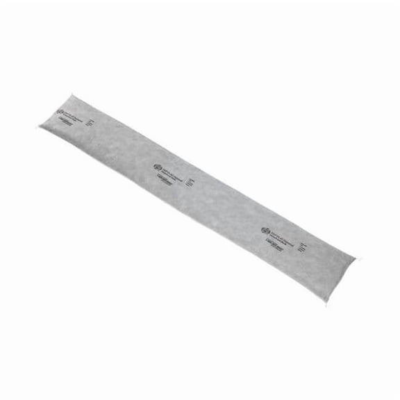Pig Sorbent Sock, 12 gal, 6 in x 48 in, Universal, Gray, 6 PK PIG100