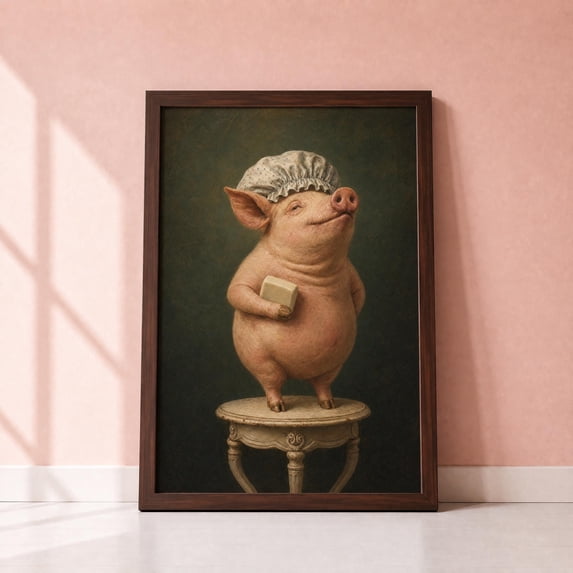 Pig Animal Quirky Powder Cute Pig