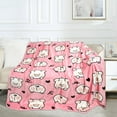 thumbnail image 1 of Pig Blanket 50X60 inch,Flannel Cute Pink Pig Blanket Throw,Pig Blankets is The Best Gift for Animal Lovers,Girls,Boys,Women,Adults,Family,Friends,Suitable for Sofa,Hair,Travel,Camping, 1 of 7