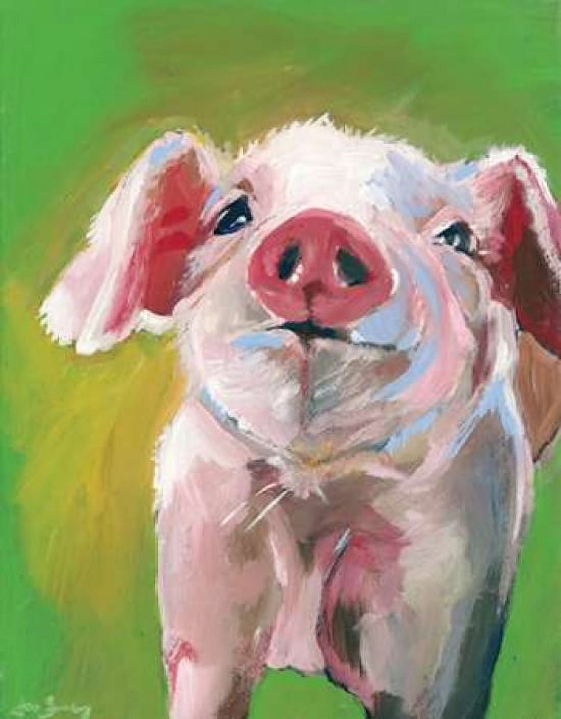 Pig Canvas Art - Anne Seay (22 x 28)