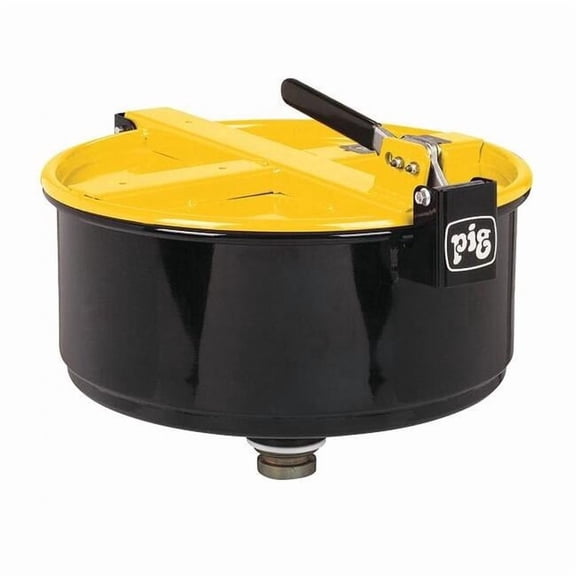 Drum Funnel,Yellow,14-1/2" dia.,Steel DRM1210-YW