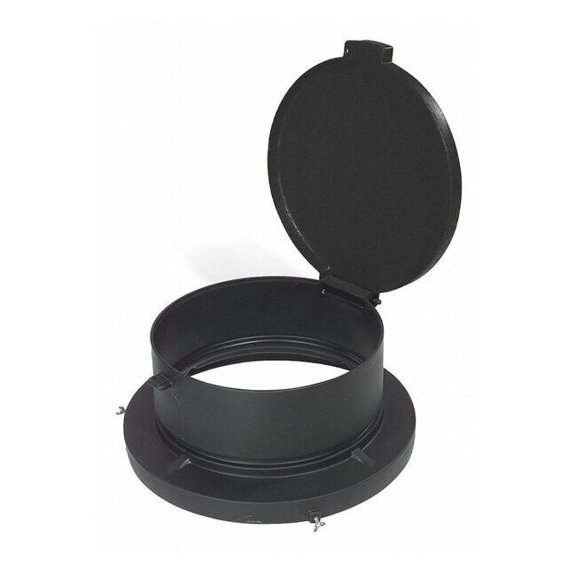 Drum Lid, Black, Polyethylene, 24.5 in L DRM965-BK